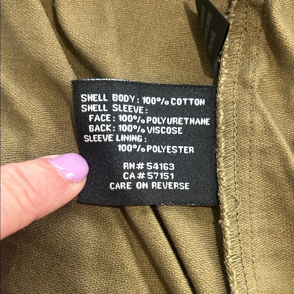 Olive & Black Utility Jacket - women - Picture 11 of 14